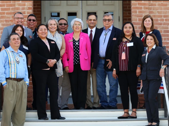 President Dr. Suresh Garimella with various Arizona Tribal Leaders 