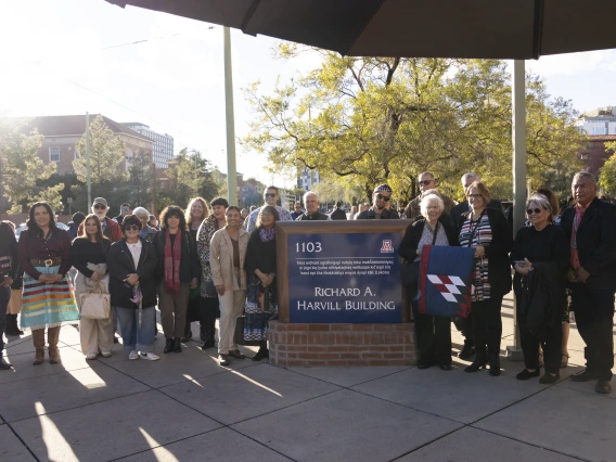 Harvill Building Sign Unveiling