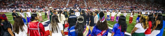 UArizona honors O'odham tribes at football home opener