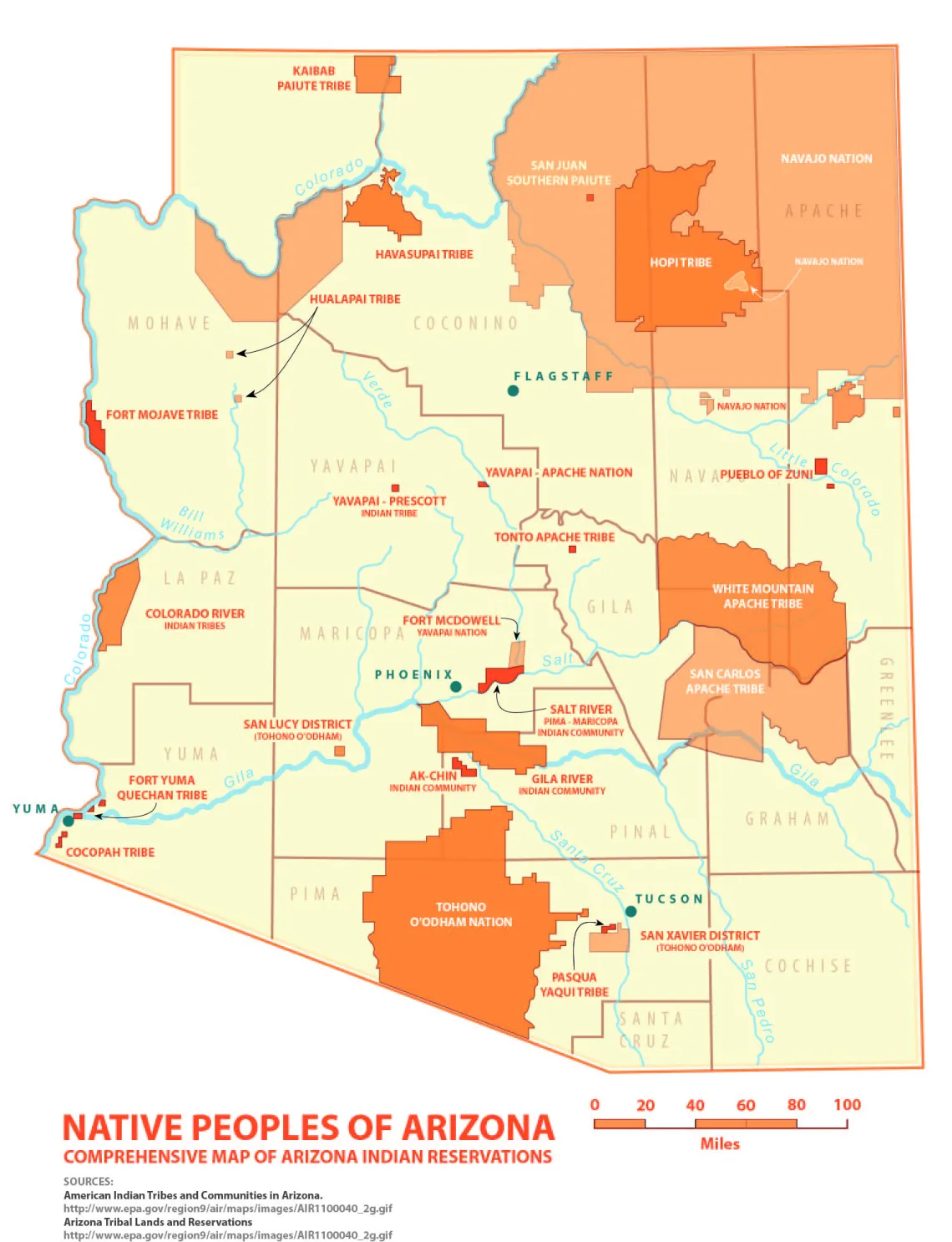 Arizona Tribal Profiles, Data and Research Policies | Native American ...