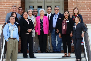 Tribal Leaders with President Dr. Suresh Garimella